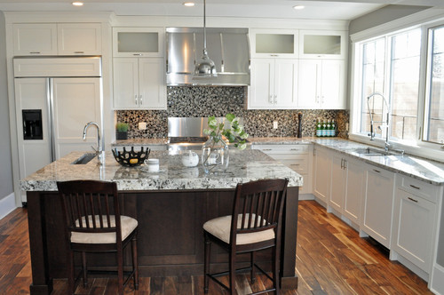 Right Backsplash White Kitchens White Contrast White Grouting Matte Finish Beachy Vibe